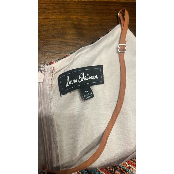 Sam Edelman Dress Stripe Crochet Maxi Summer  Size 14 - Picture 4 of 8